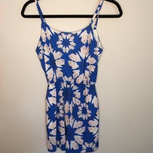 Alice + Olivia Flutter Romper In Daisy Crane